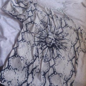 Black and white graphic design t shirt